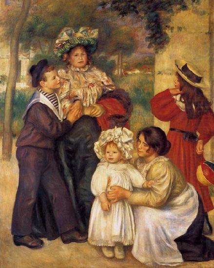 La famille d`artiste, Pierre-Auguste Renoir